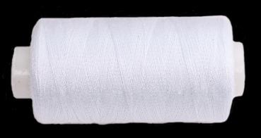 Hilo para coser poliéster en blanco 500 m 546,81 yard 40/2